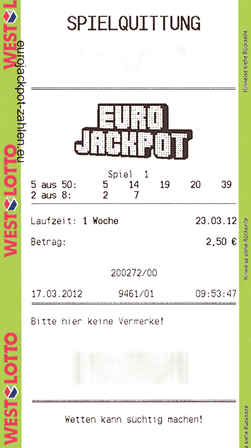 Eurojackpot Zahlen
